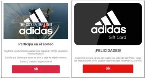 falso sorteo adidas